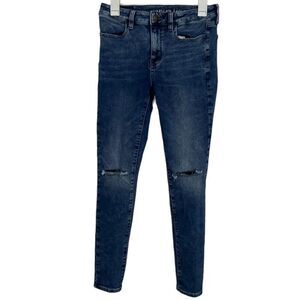 American Eagle Distressed High Waisted Skinny Jeans